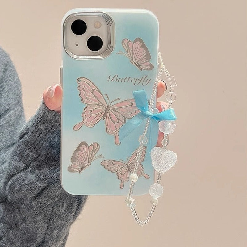 Flutter Laser Gradient Butterfly Case