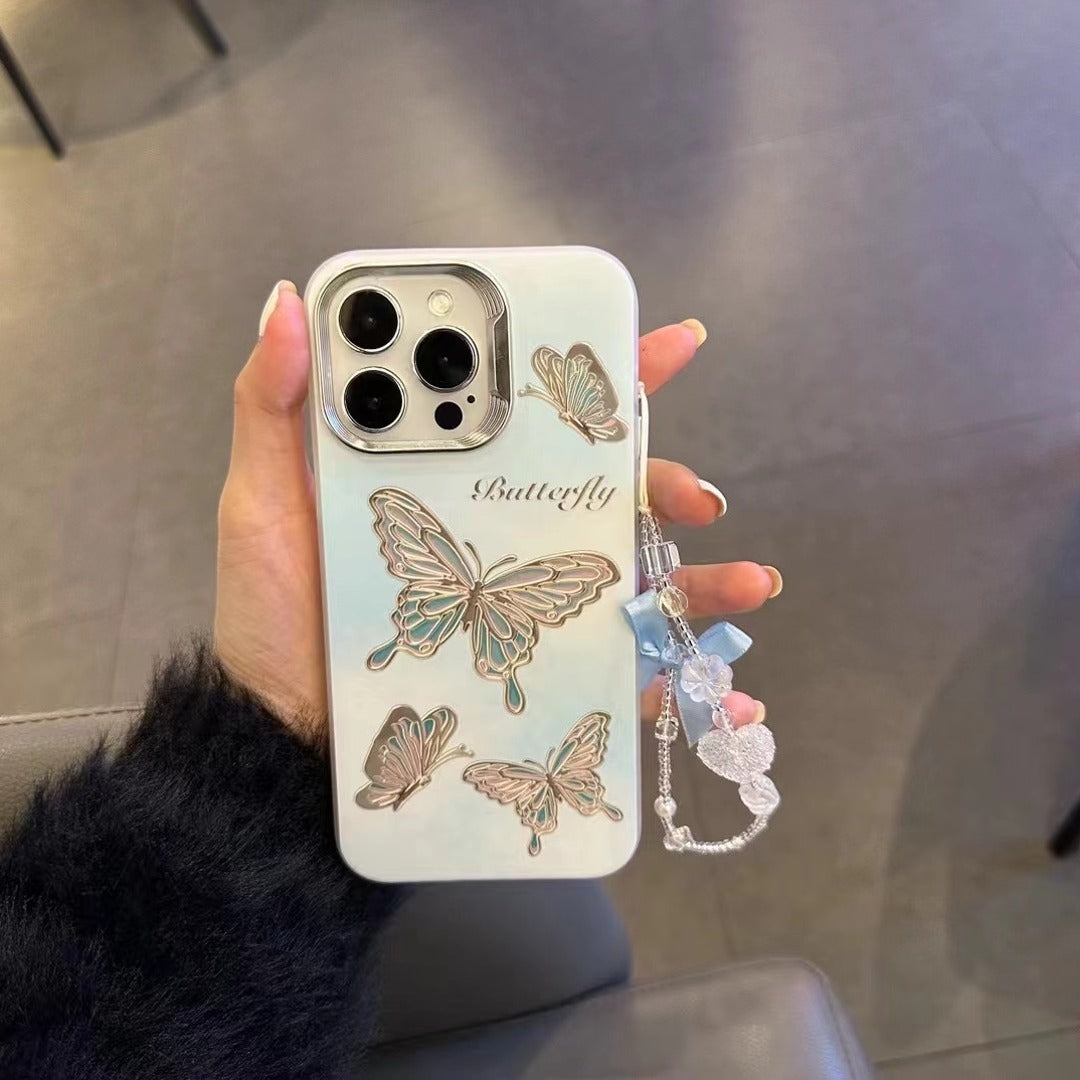 Flutter Laser Gradient Butterfly Case