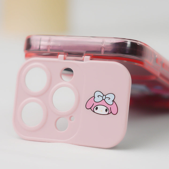 Cartoon Melody Flip Mirror Case