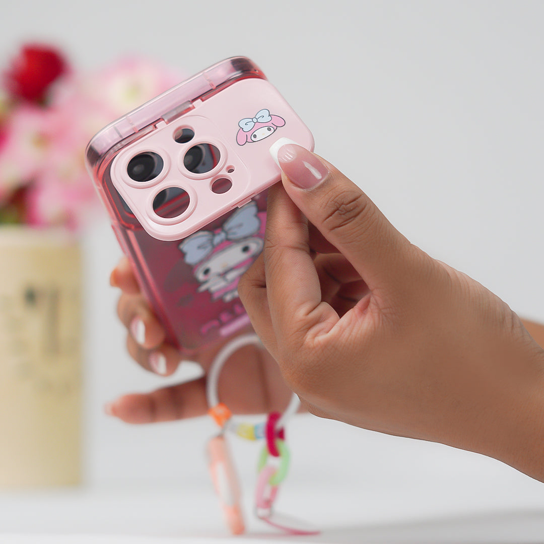 Cartoon Melody Flip Mirror Case