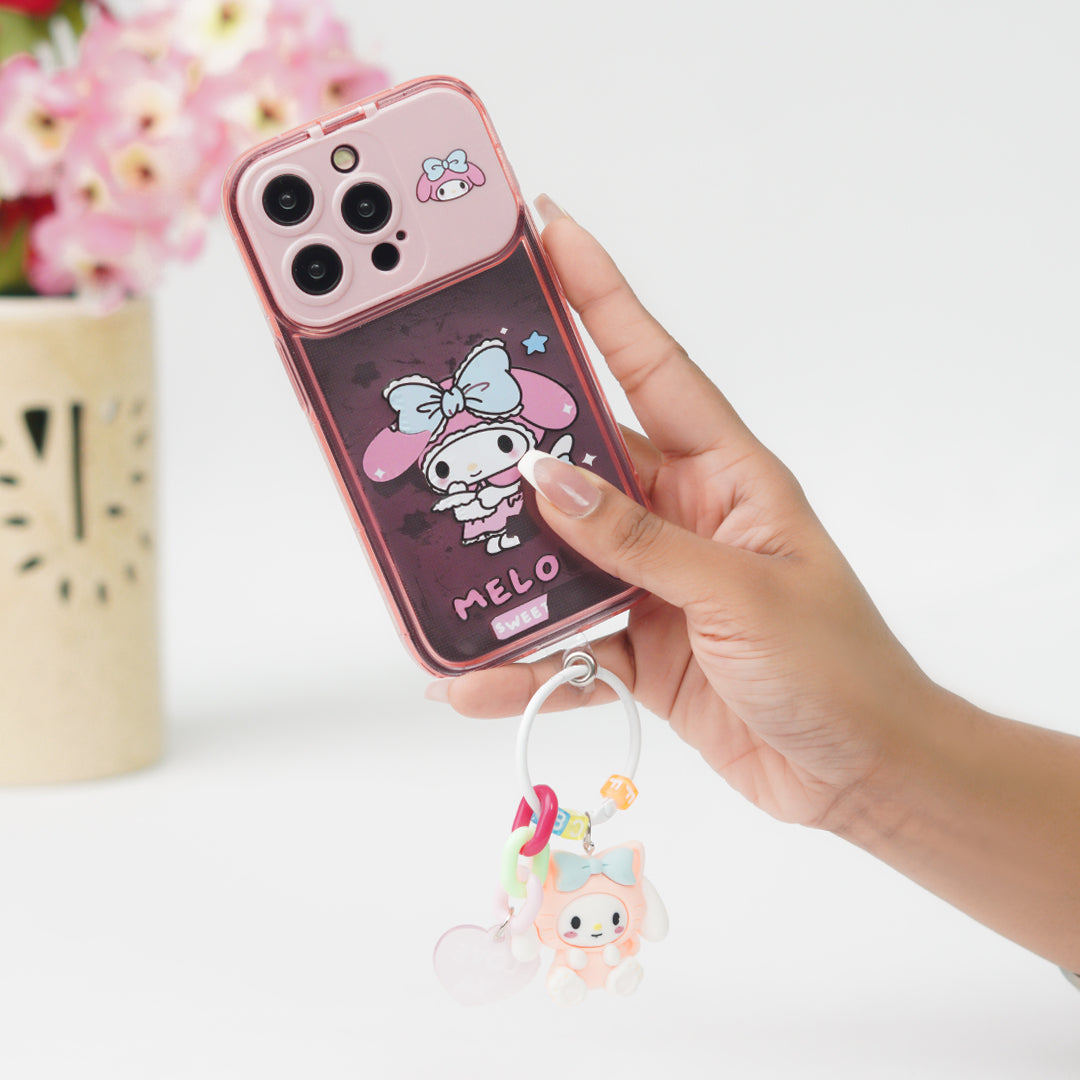 Cartoon Melody Flip Mirror Case