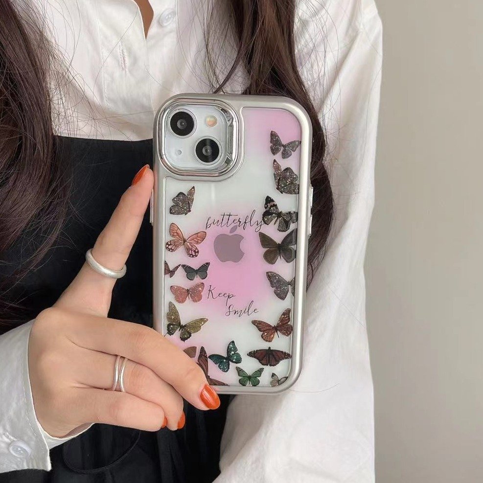 Brilliance Gilded  3D Butterfly Case