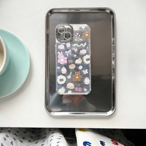 Adorable Cuddly Bunny Illustration Case