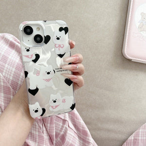 Cute Bowknot 3D Puppy Case