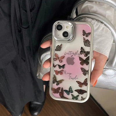 Brilliance Gilded  3D Butterfly Case