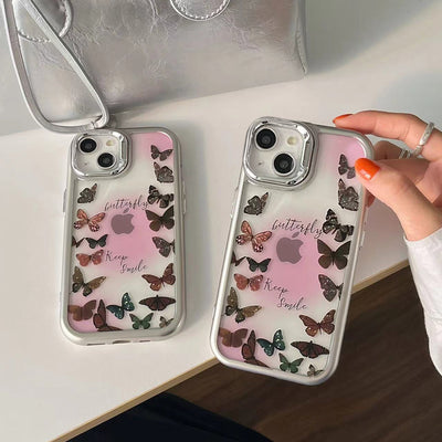 Brilliance Gilded  3D Butterfly Case