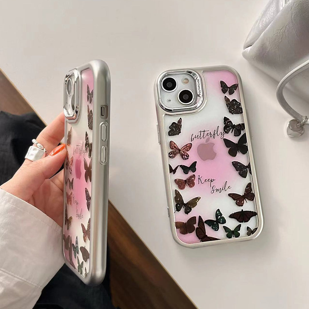 Brilliance Gilded  3D Butterfly Case