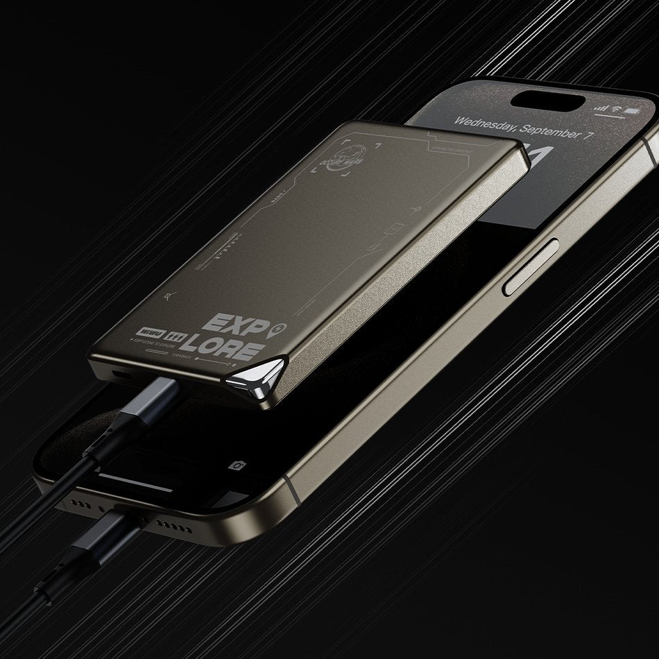 Wiwu Ultra Slim 20W Alloy Magnetic Wireless Power Bank