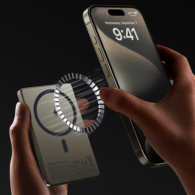 Wiwu Ultra Slim 20W Alloy Magnetic Wireless Power Bank