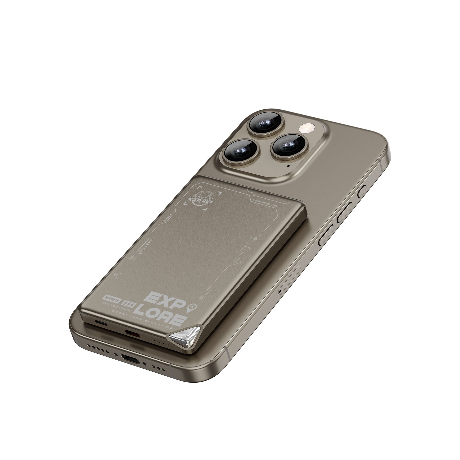 Wiwu Ultra Slim 20W Alloy Magnetic Wireless Power Bank