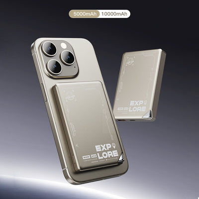 Wiwu Ultra Slim 20W Alloy Magnetic Wireless Power Bank