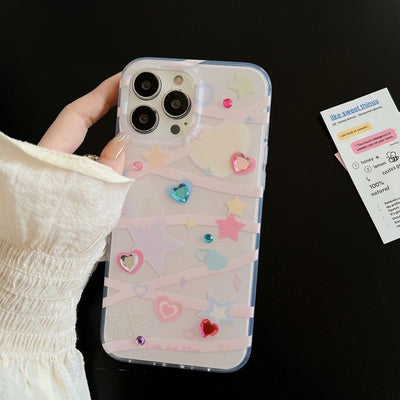 Twilight Printed Colourful Stars Case