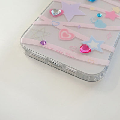 Twilight Printed Colourful Stars Case