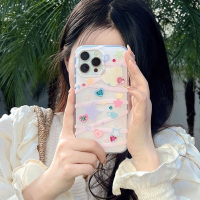 Twilight Printed Colourful Stars Case