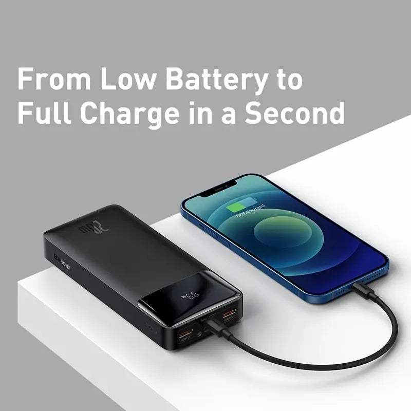 RapidFuel Metal Digital Display Charge Power Bank