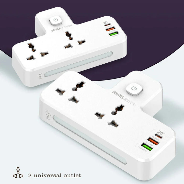 LDNIO - Universal Power Socket With Night Lamp