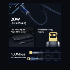 Blaze Power Smart USB-C to Lightning Charging Cable