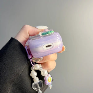 3D Tulip Flower Case with Charm - AirPods