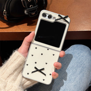 Romantic Polka Dot Case with Charm - Samsung