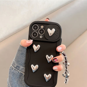 Lovely Hearts Slideaway Case with Bracelet