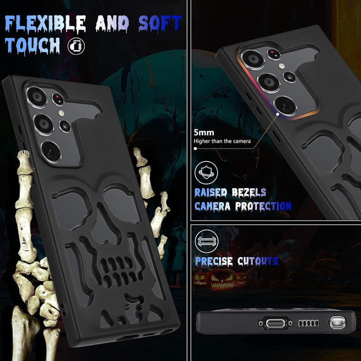 Hollow Skull Cutting Case - Samsung