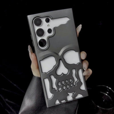Hollow Skull Cutting Case - Samsung