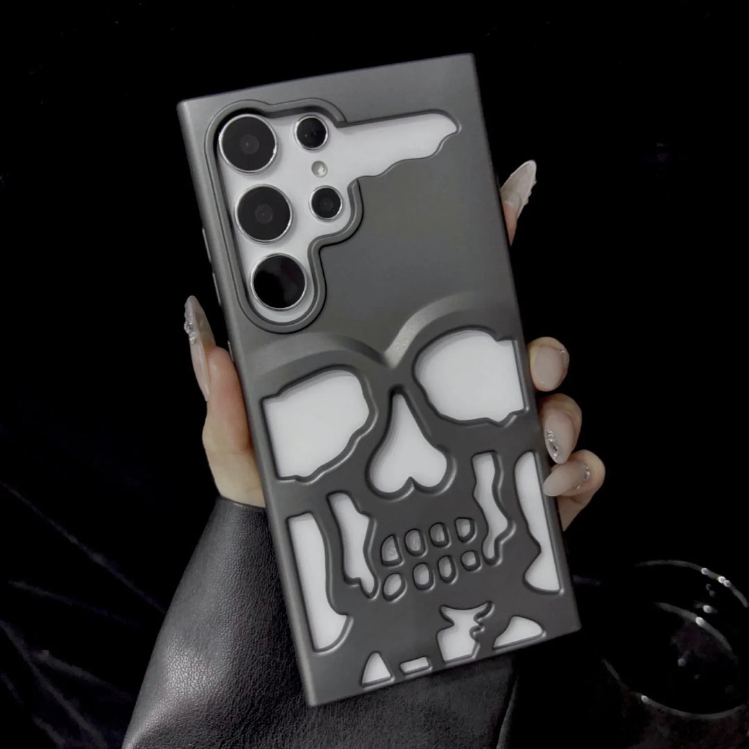 Hollow Skull Cutting Case - Samsung