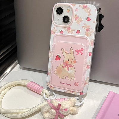 Delight Berry Cute Bunny Bliss Case