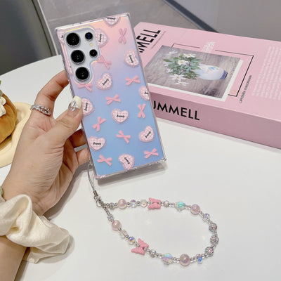 Romantic Love Bow Chain Case - Samsung
