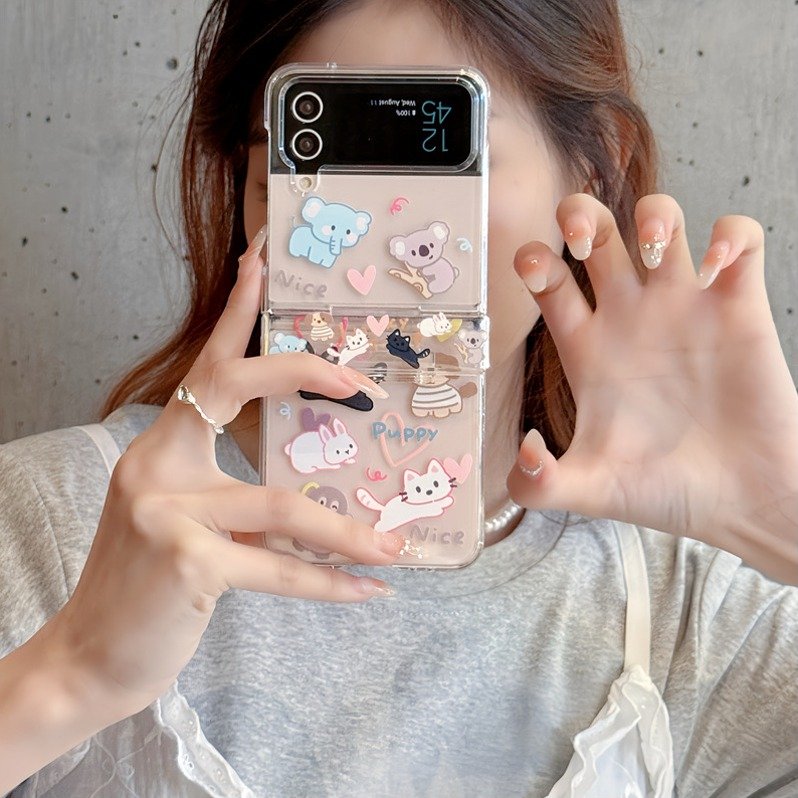 Adorable Animation Hinge Sleeve Case - Samsung