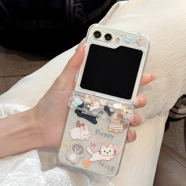 Adorable Animation Hinge Sleeve Case - Samsung