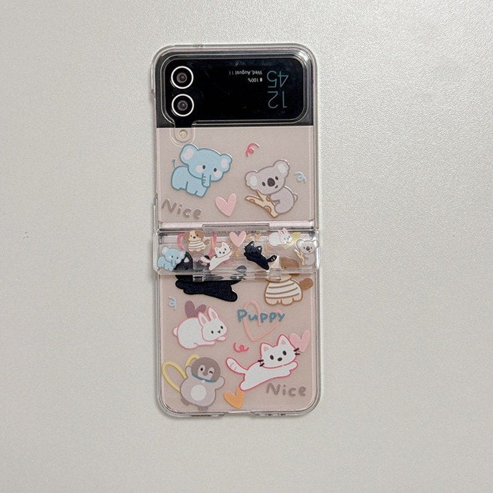 Adorable Animation Hinge Sleeve Case - Samsung