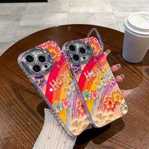 Radiant Colorful Petals Rainbow Case