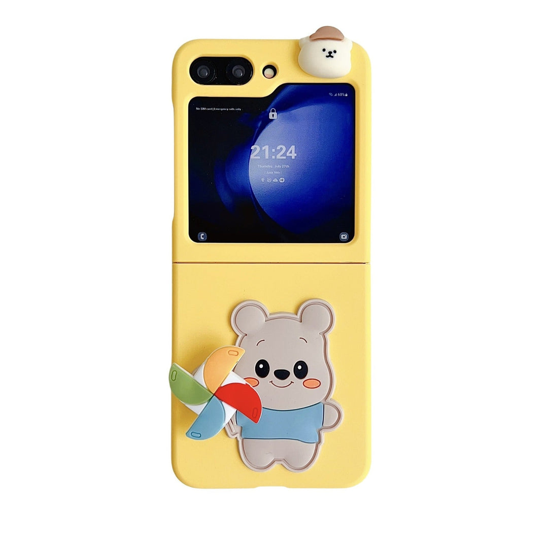 Playful Cute Cartoon Case with Bracelet - Samsung