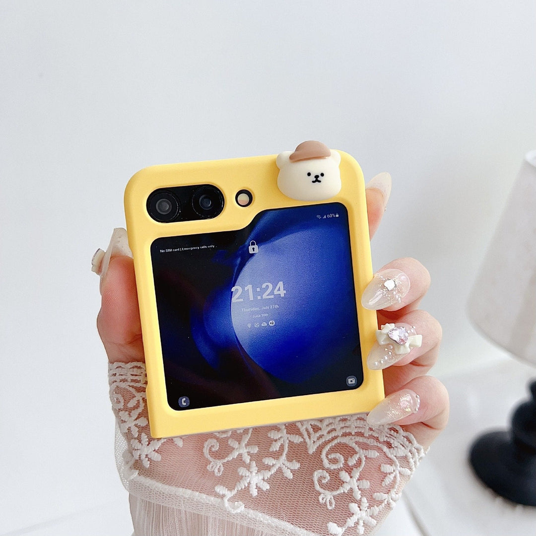 Playful Cute Cartoon Case with Bracelet - Samsung