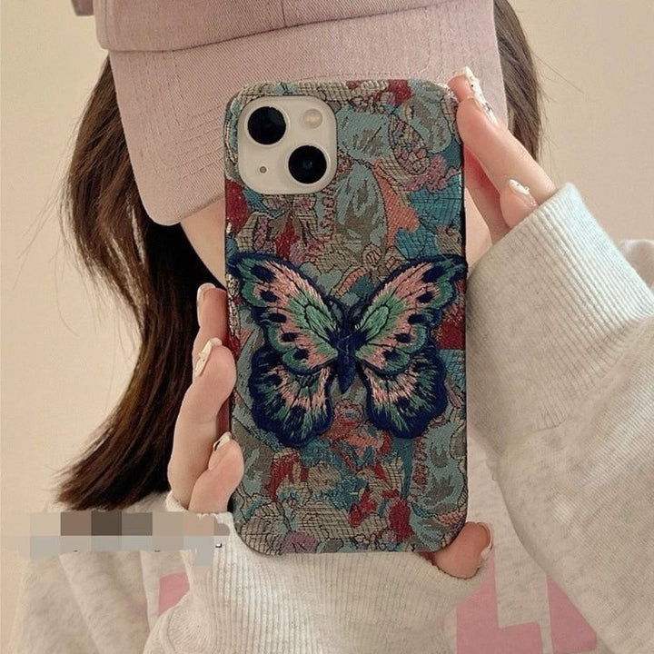 Butterfly Embroidery Luxe Case