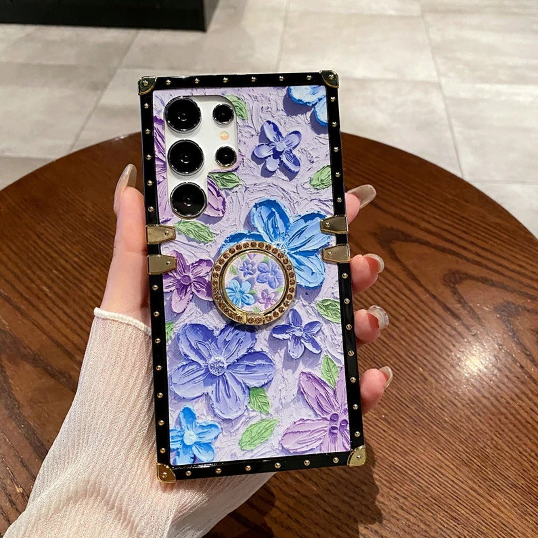 Painted Blossom Bracket Case - Samsung