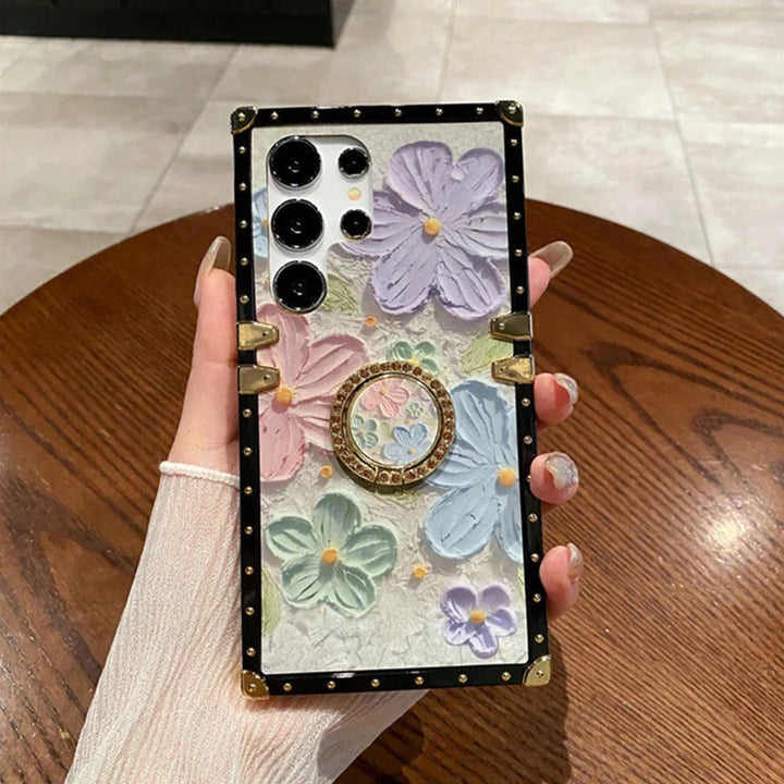 Painted Blossom Bracket Case - Samsung