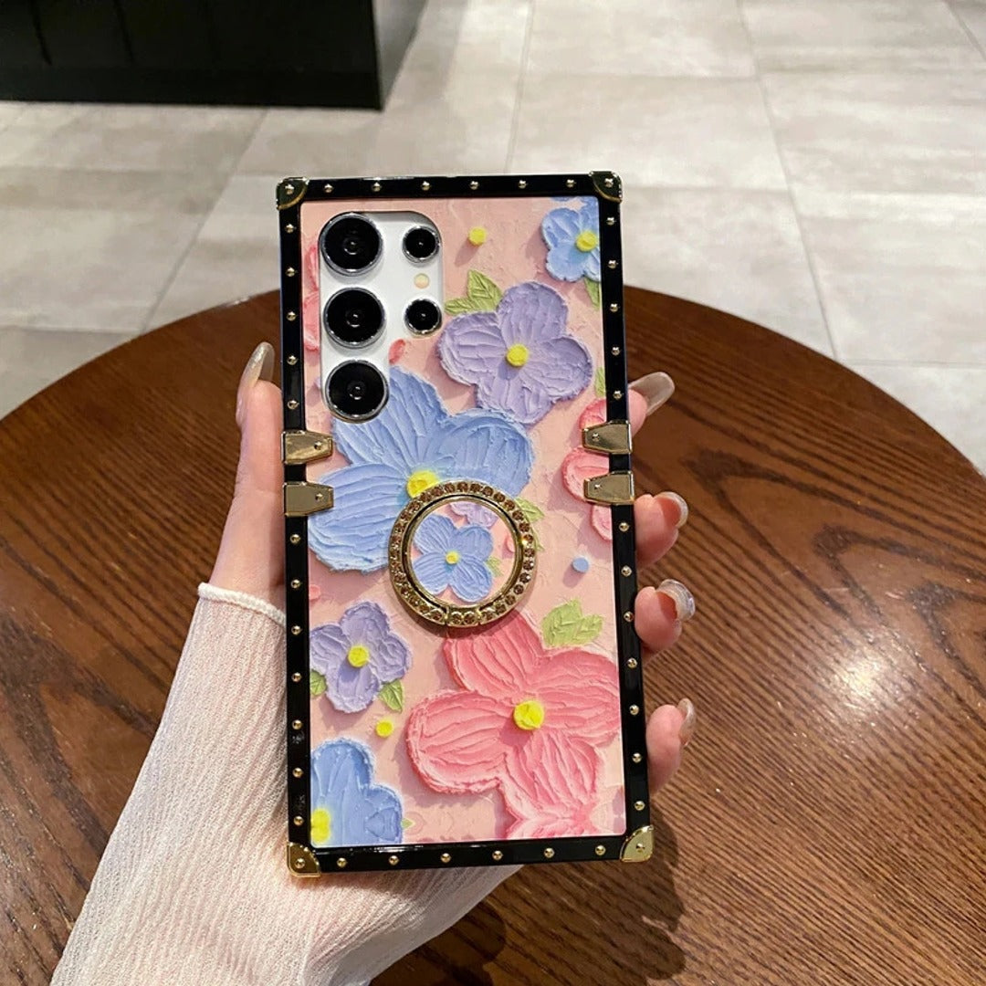 Painted Blossom Bracket Case - Samsung