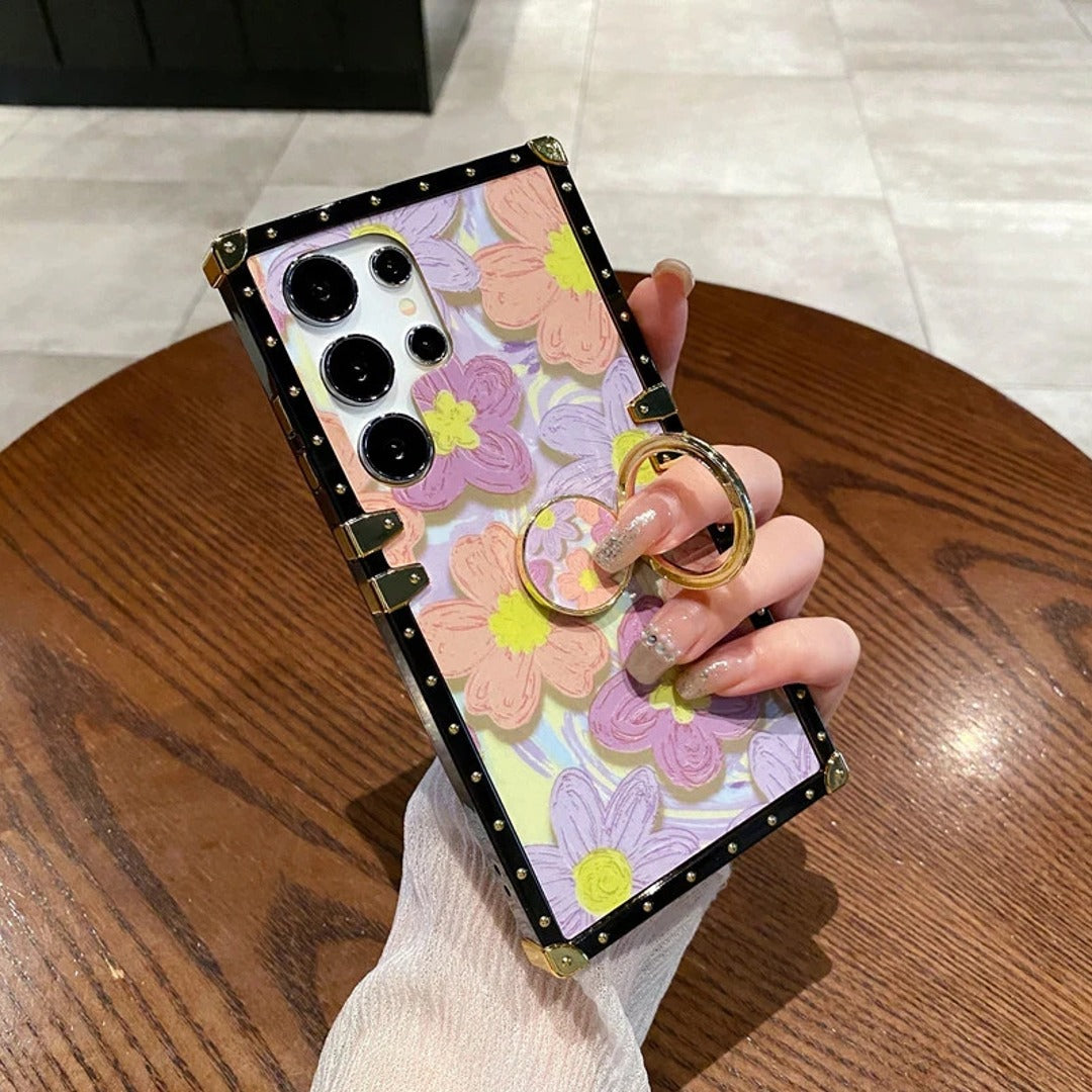 Painted Blossom Bracket Case - Samsung