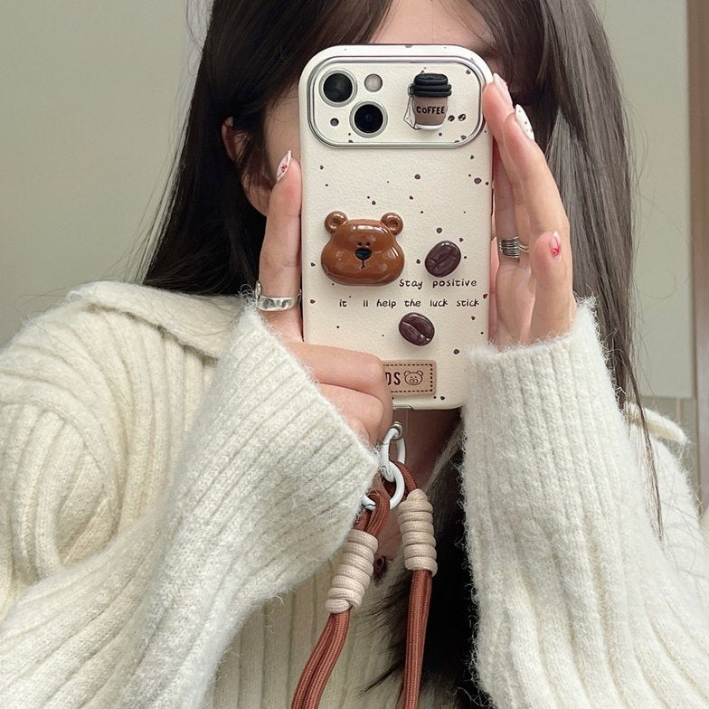 Graffiti Lovable Bear Case with Charm