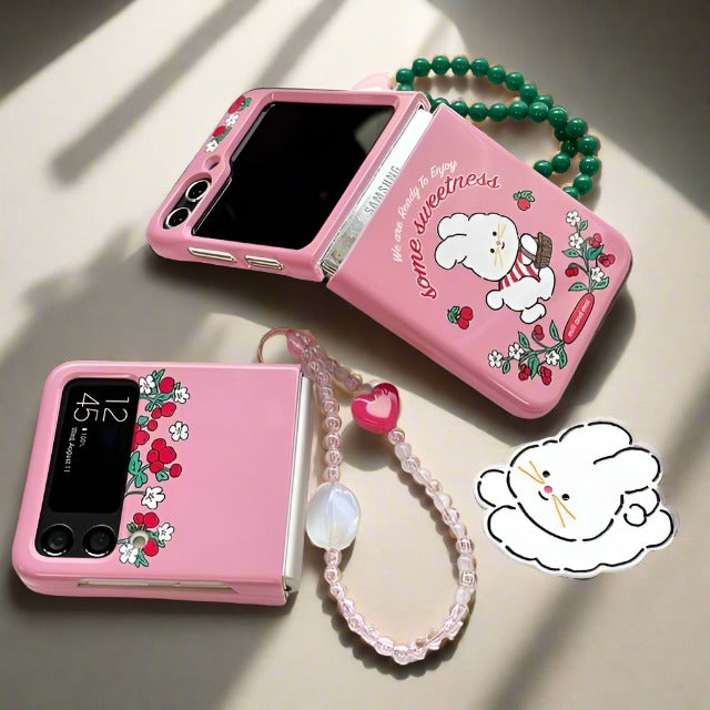 Playful Adorable Bunny Design Case - Samsung