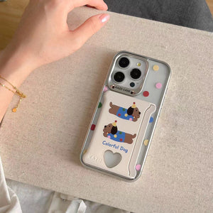 Playful Pooch Card Holder Case