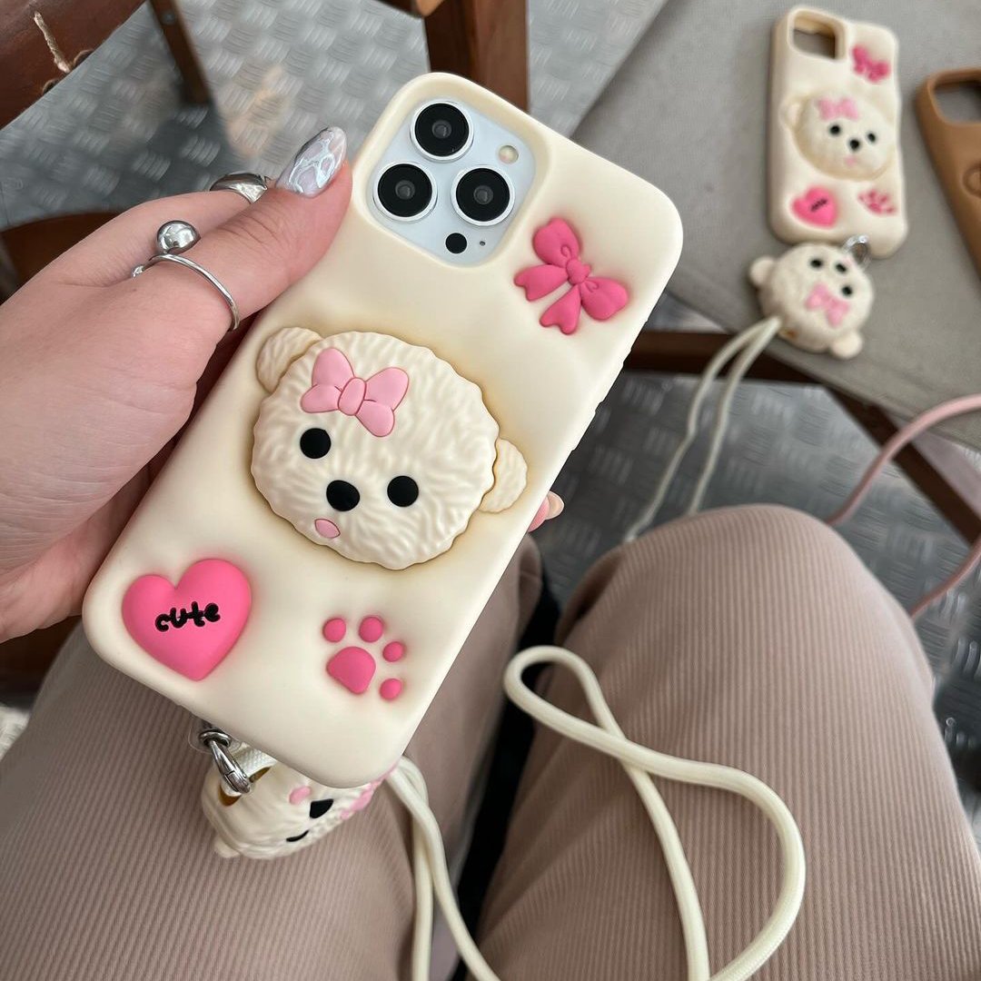 3D Mesmeric Puppy Love Case