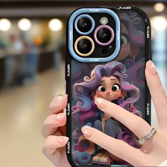 Charming Cartoon Cute Girl Case