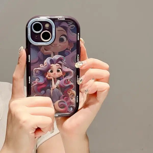 Charming Cartoon Cute Girl Case