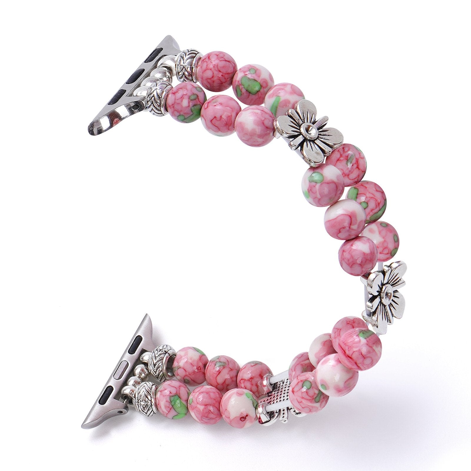 Artisanal Beaded Harmony Bracelet for Apple Watch