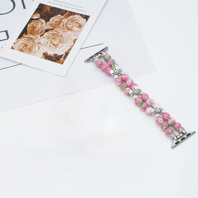Artisanal Beaded Harmony Bracelet for Apple Watch