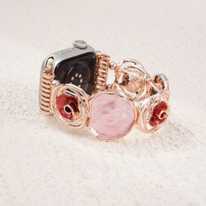 Adorable Rose Alloy Bracelet for Apple Watch