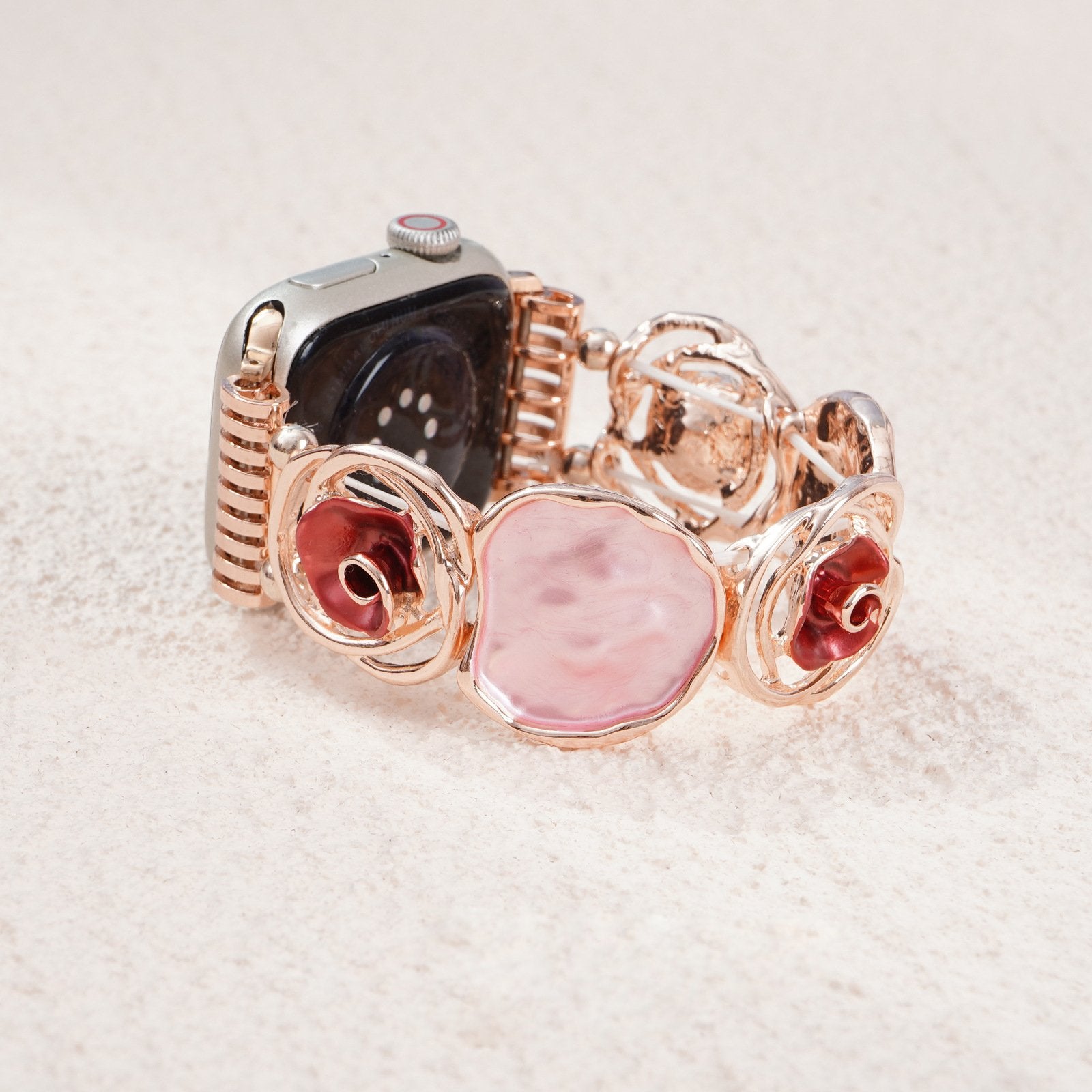 Adorable Rose Alloy Bracelet for Apple Watch